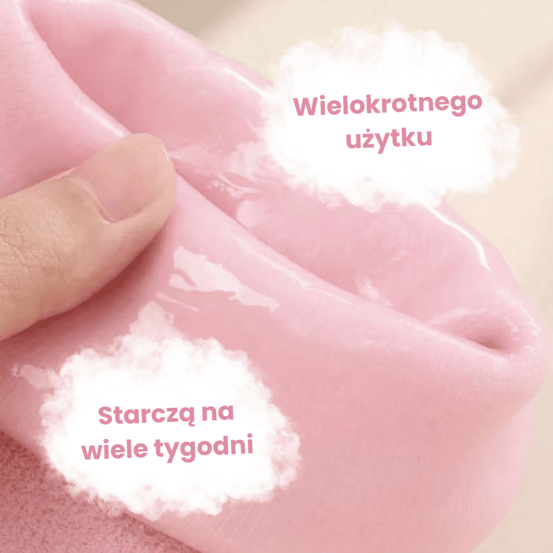 Nawilżające Skarpetki Żelowe - SilkyStep